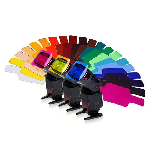 20 Color Lighting Filter Card