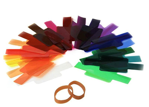 20 Color Lighting Filter Card