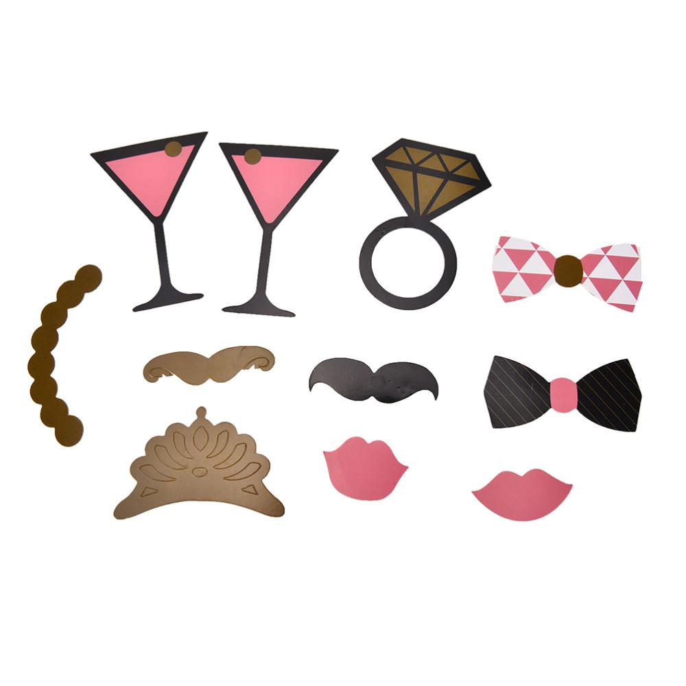Wedding Party Photo Booth Props