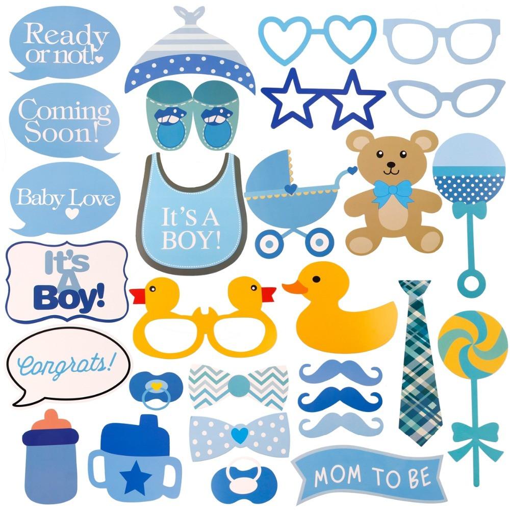 Baby Shower Photo Booth Props