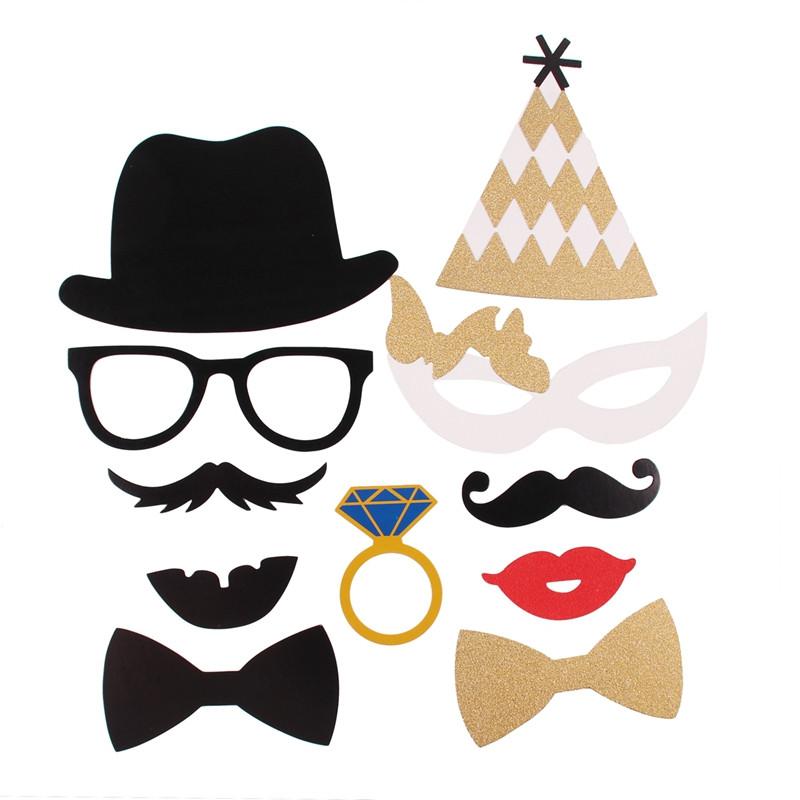 Just Married Photo Booth Props