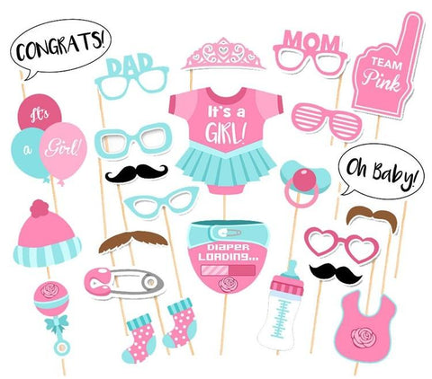 Baby Shower Photo Booth Props