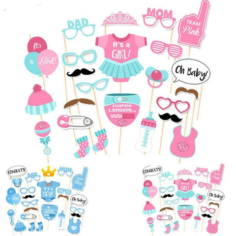 Baby Shower Photo Booth Props