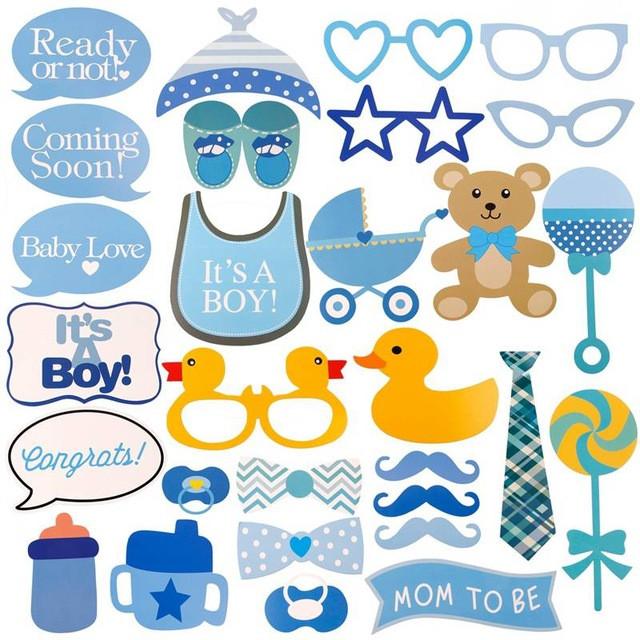 Baby Shower Photo Booth Props